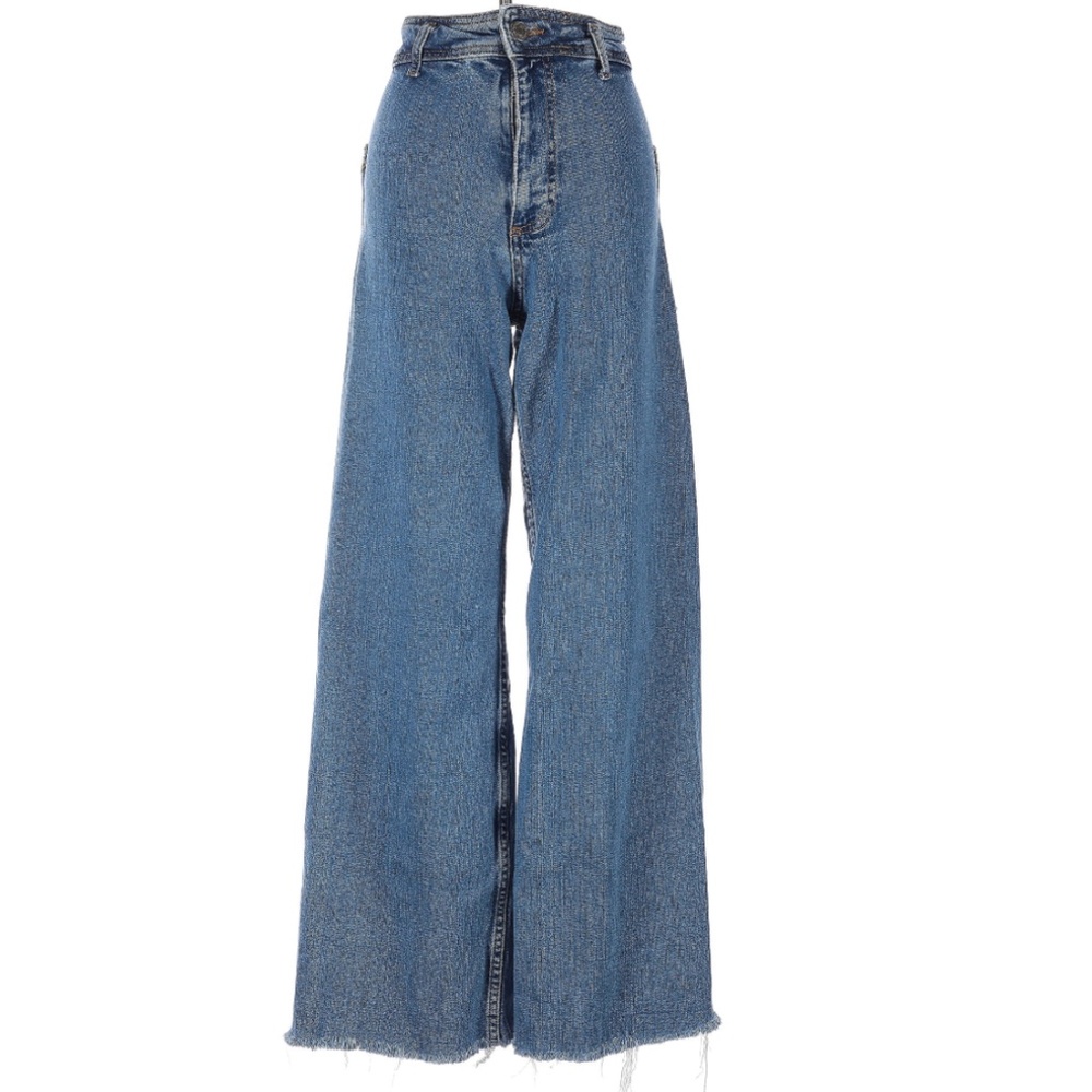 Zara High Rise Wide Leg Jeans